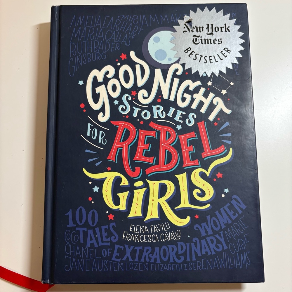 Good Night Stories for Rebel Girls Hardcover Book Volume 1 Empowering Youth
